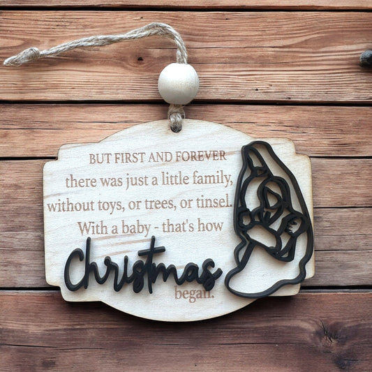 Jesus Mary Joseph Ornament