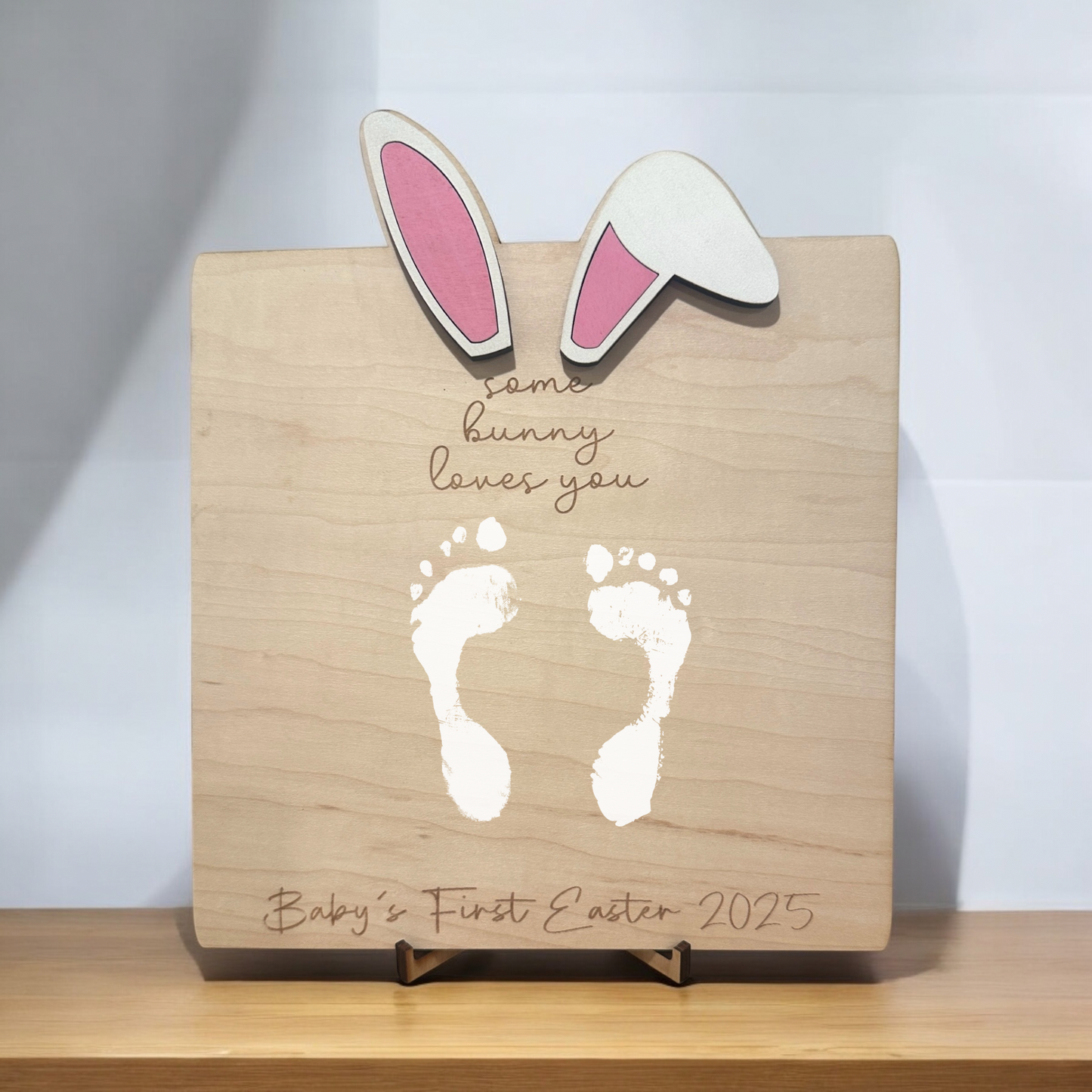 Bunny Easter Baby Footprint