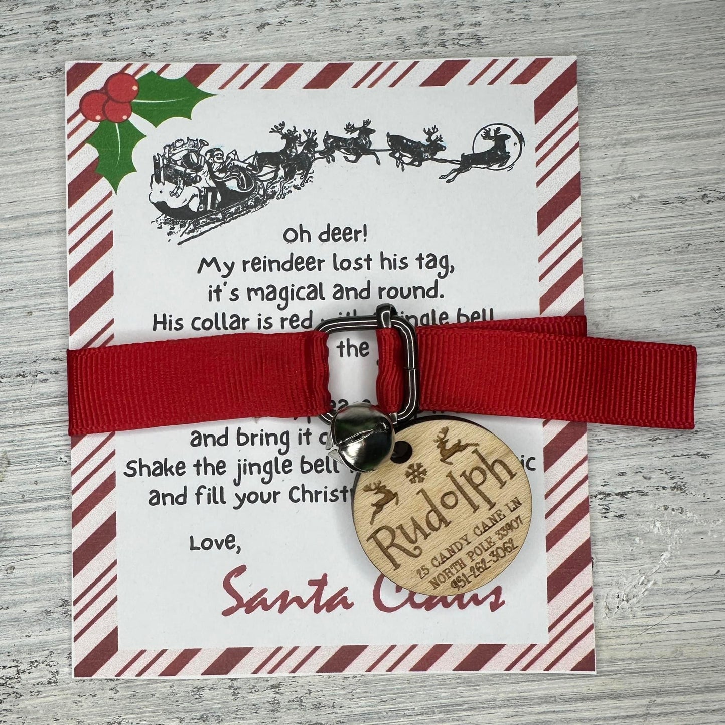 Rudolph Lost Collar