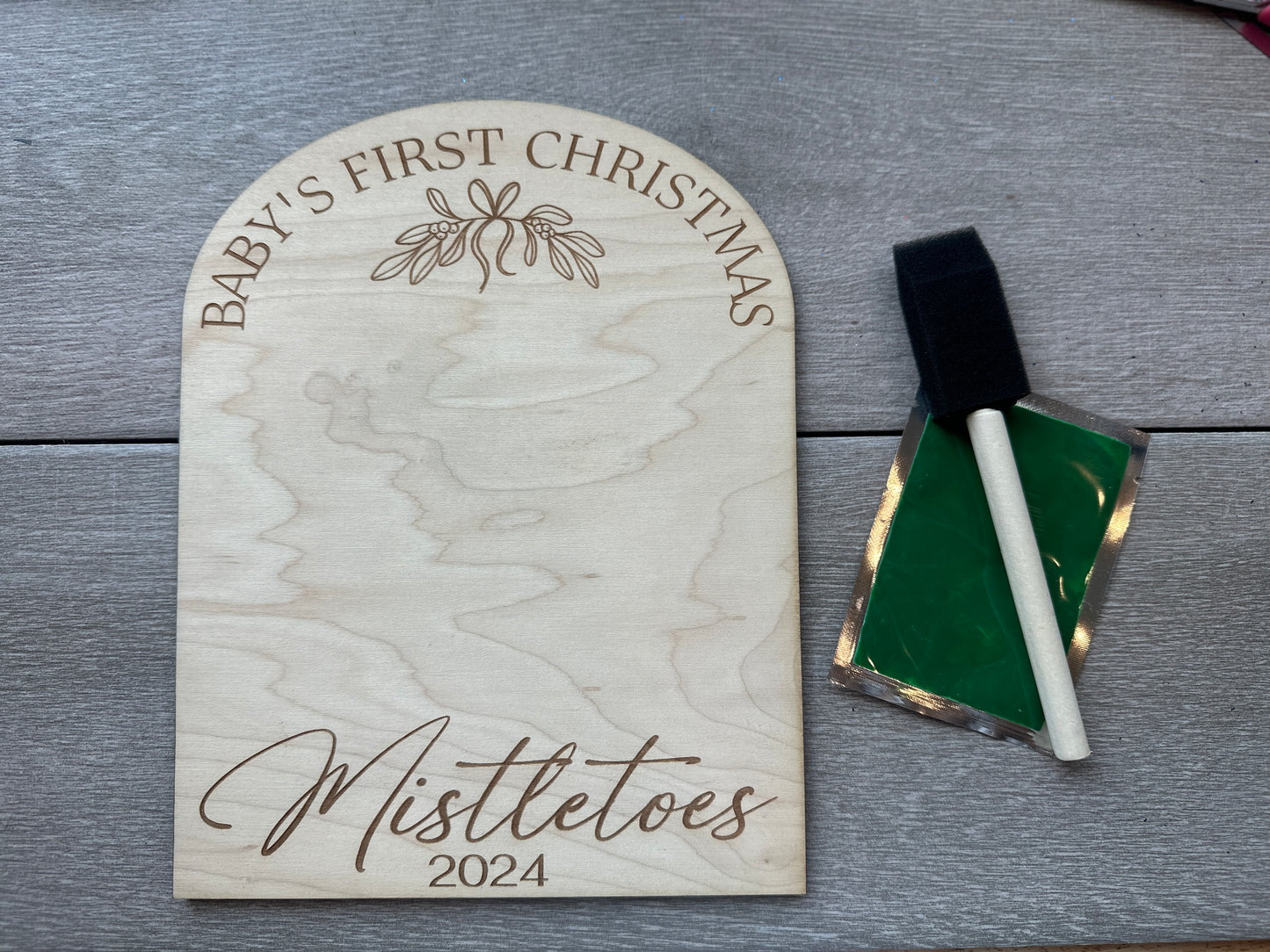 Mistletoes Sign Engraved