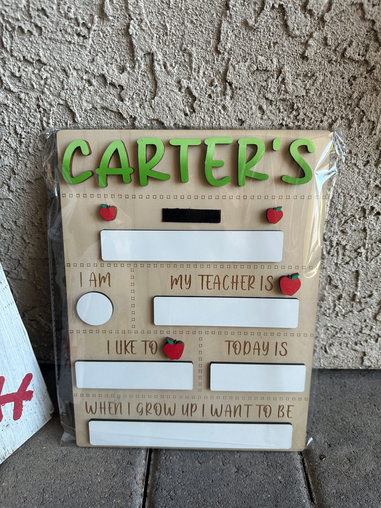 Dry Erase Back To School