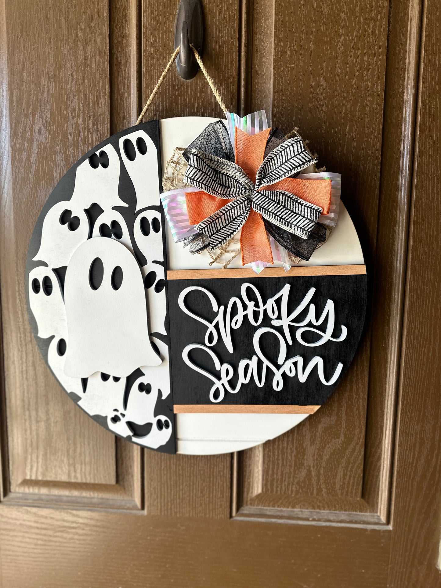 Spooky Season Door Round