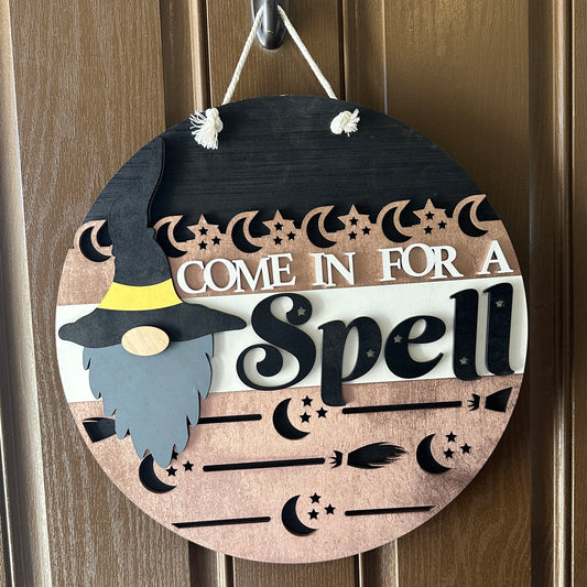 Gnome Spell Door Round