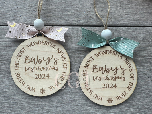 Baby's First Christmas Ornament