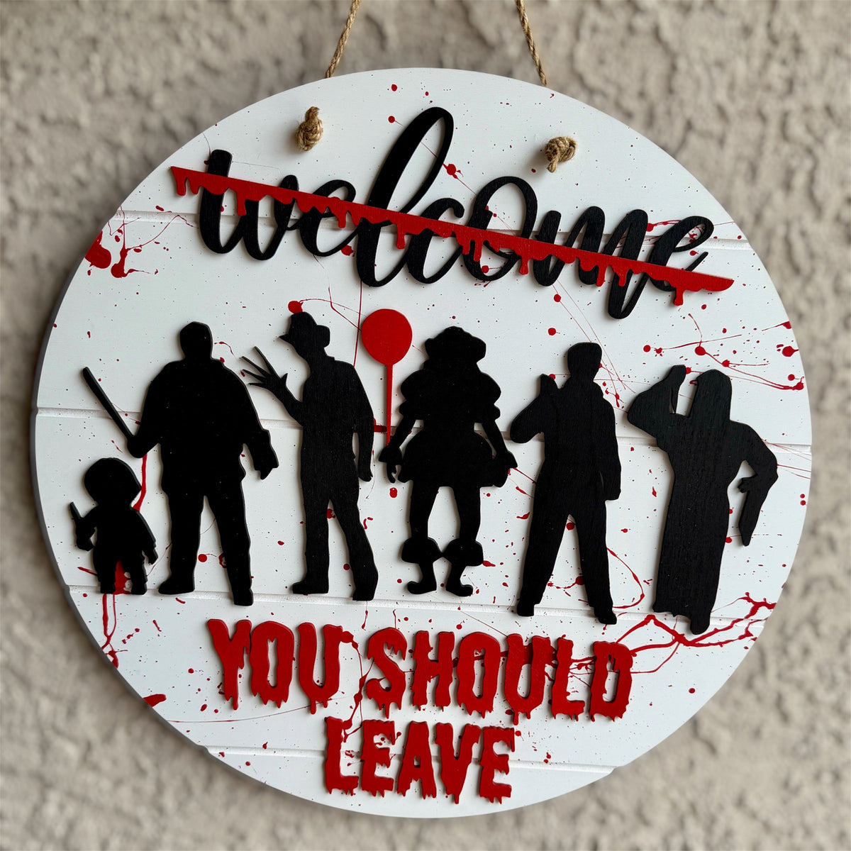 You Should Leave Horror Door Round