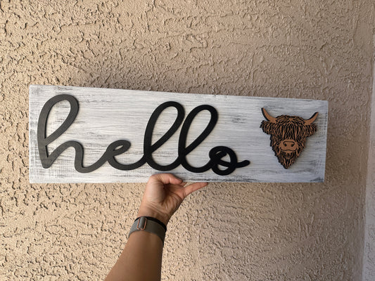 Highland Cow Interchangeable