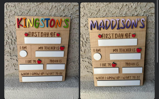 Dry Erase Back To School