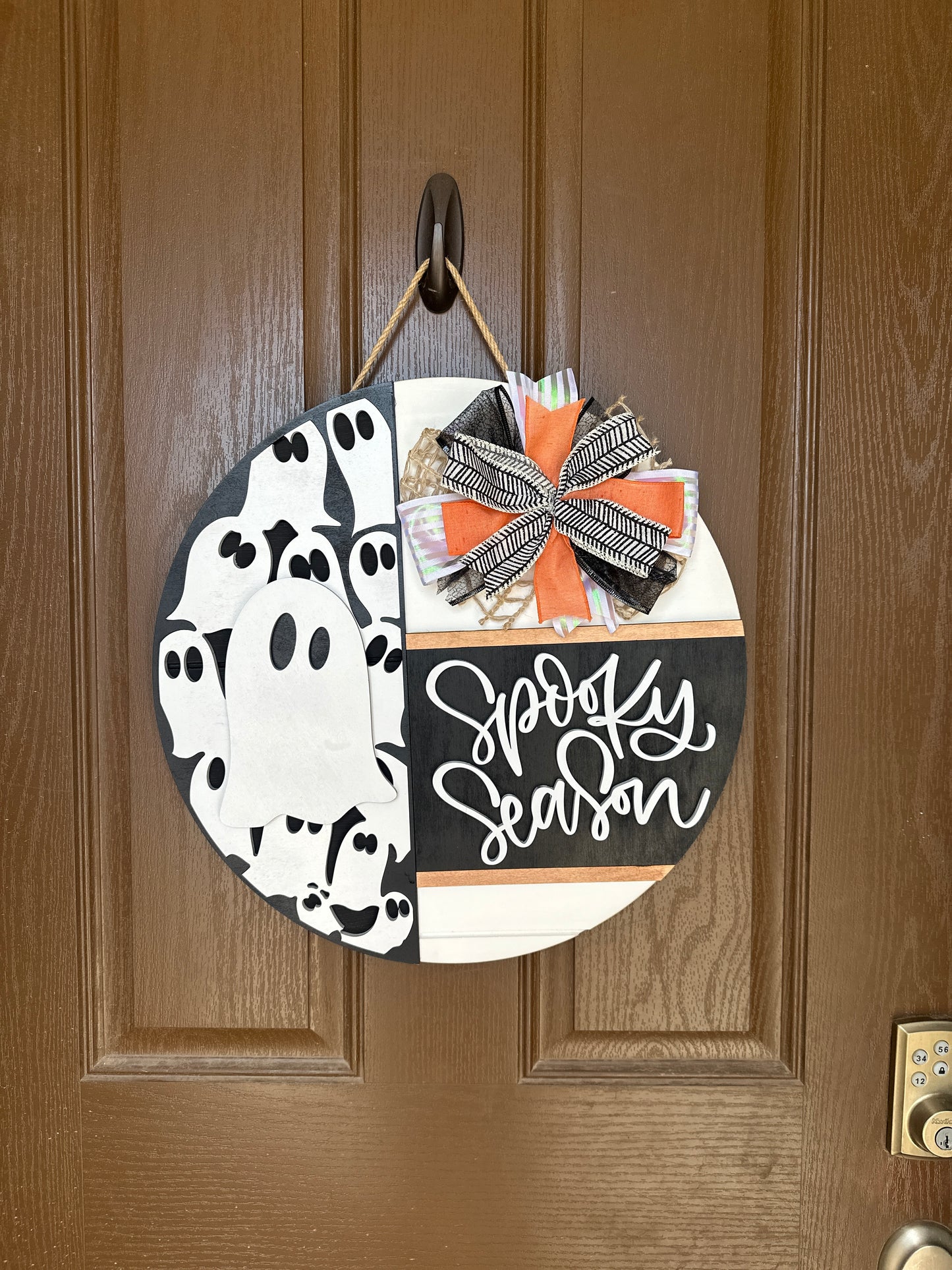 Spooky Season Door Round