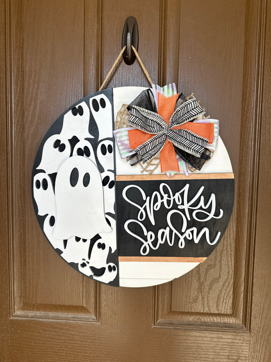 Spooky Season Door Round