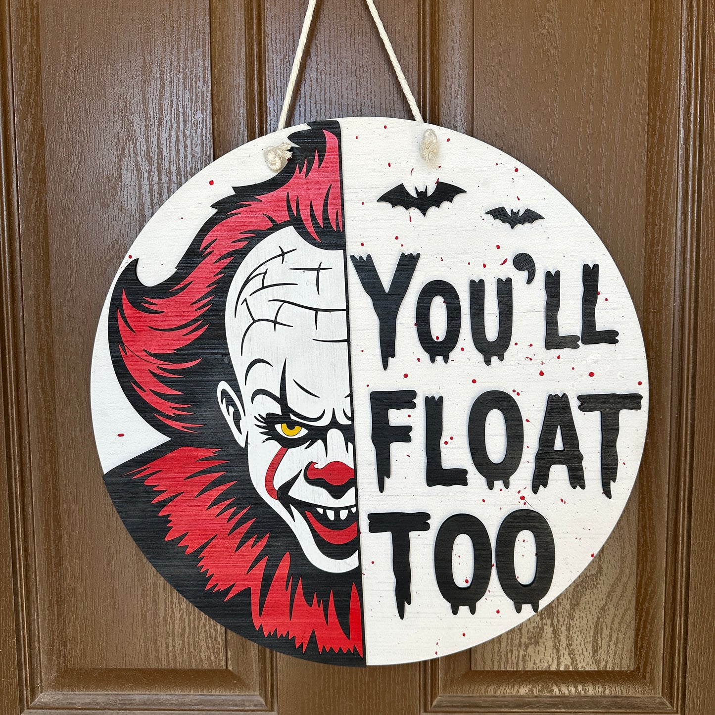 Youll Float Too Door Round
