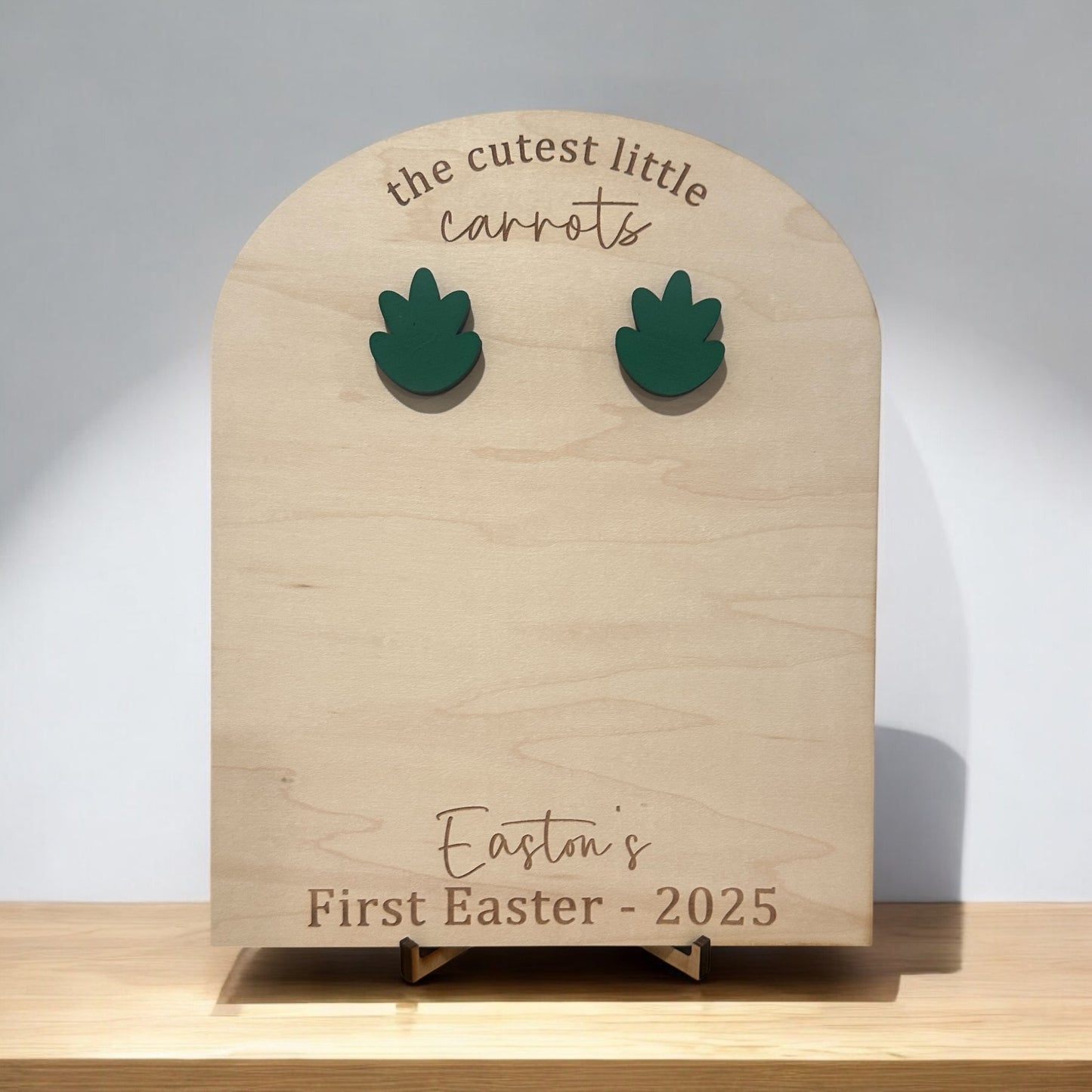 Carrot Easter Baby Footprint