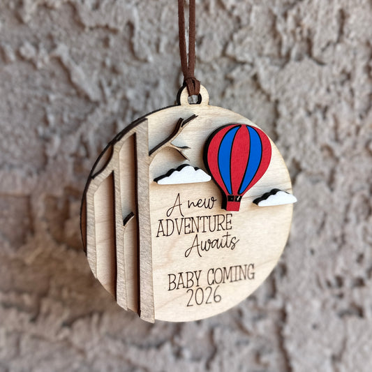 Baby Hot Air Balloon Ornament