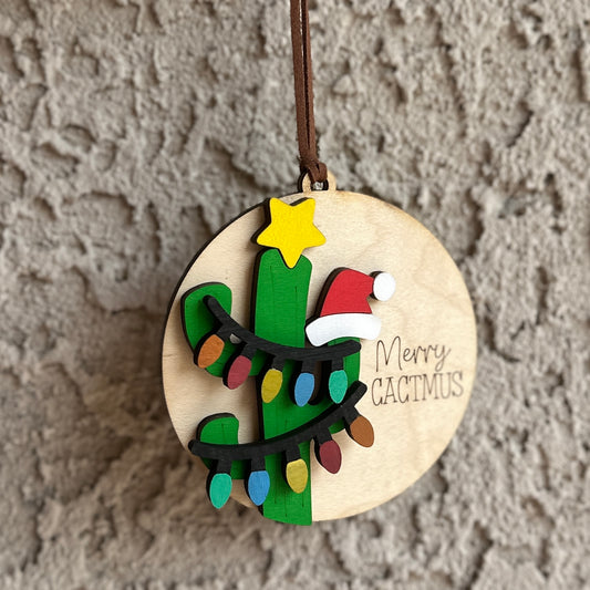 Merry Cactmus Ornament