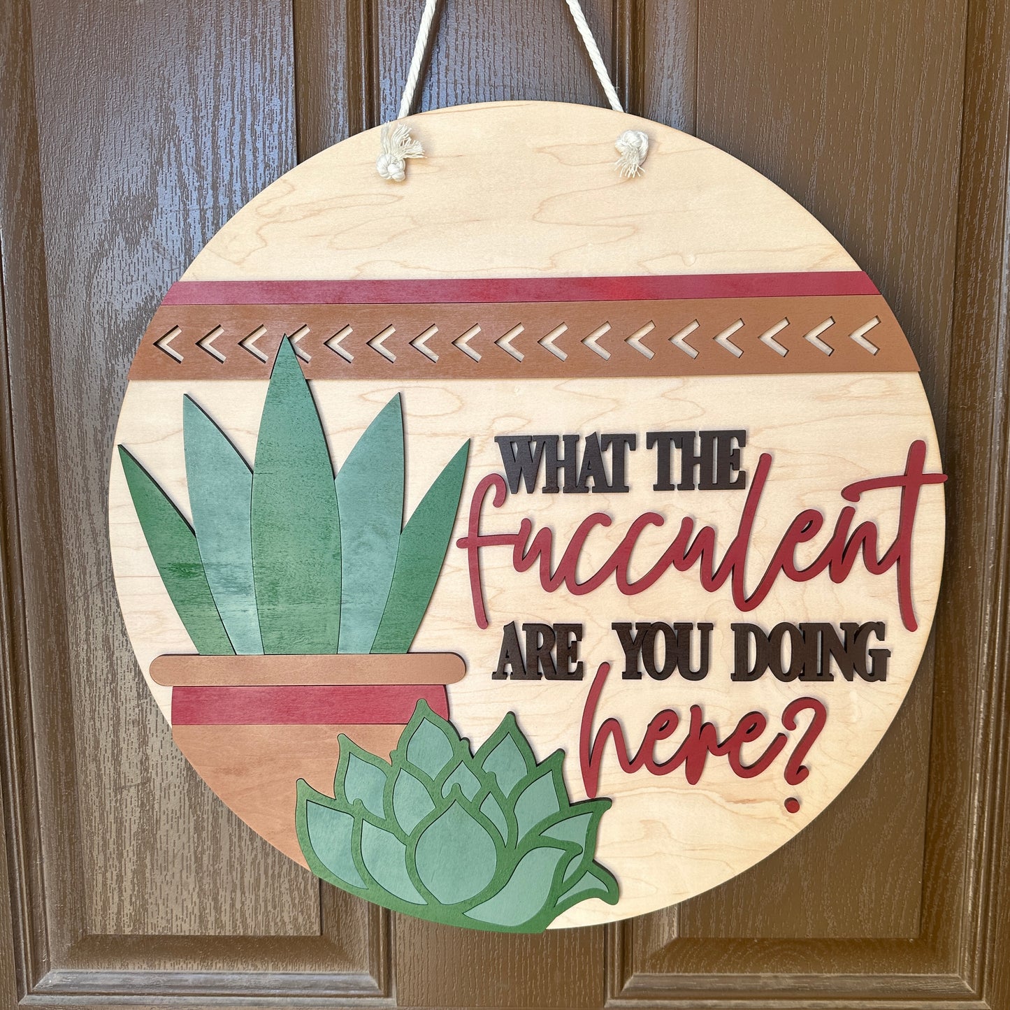 Fucculent Door Round