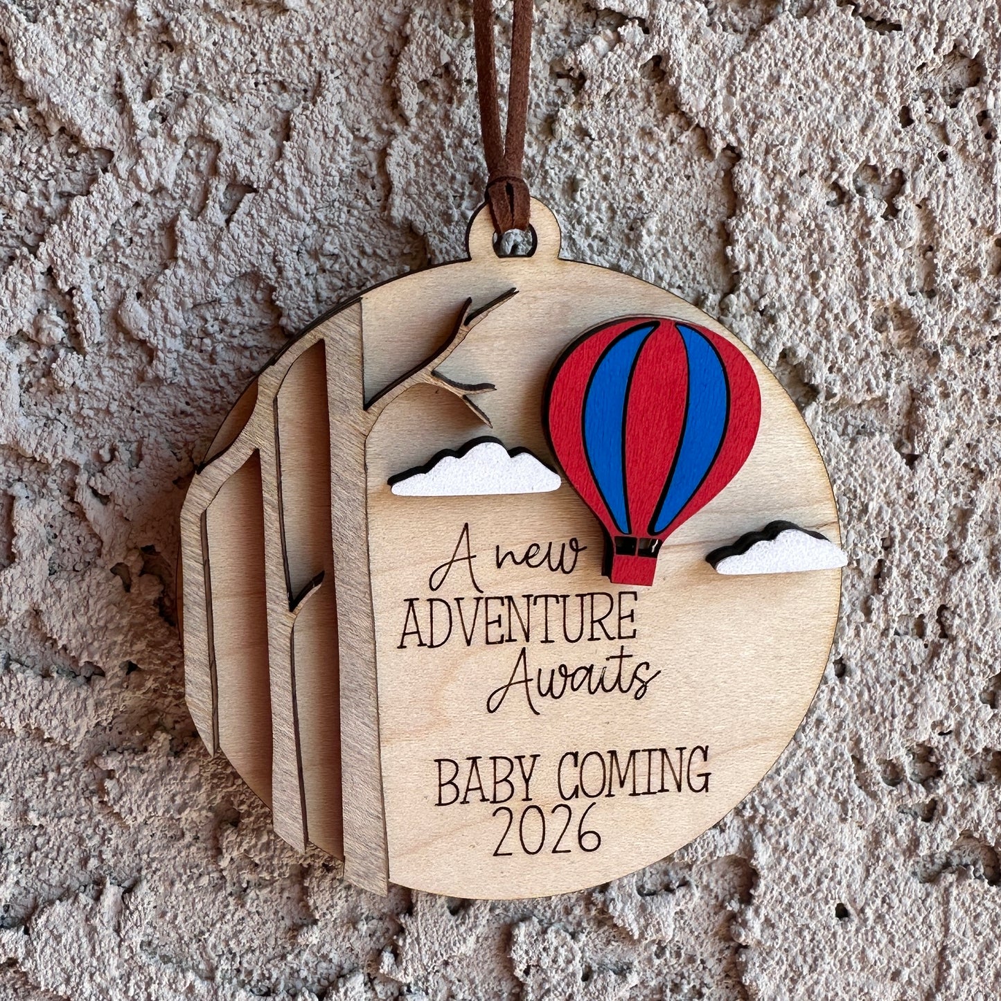 Baby Hot Air Balloon Ornament