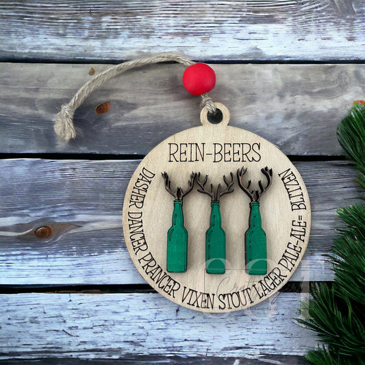 Rein-Beers ornament