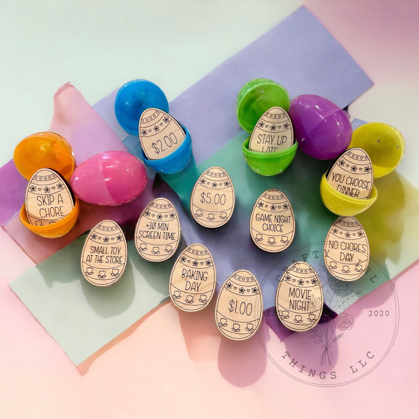 Easter Egg Tokens 12 / 24 / DIY