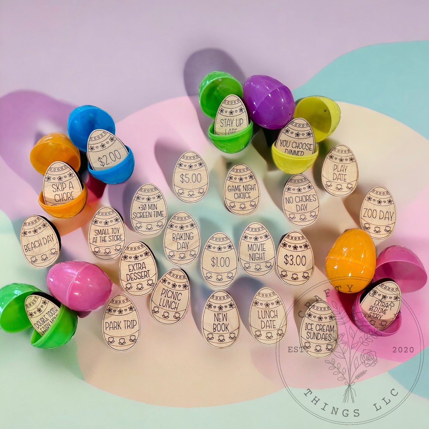 Easter Egg Tokens 12 / 24 / DIY