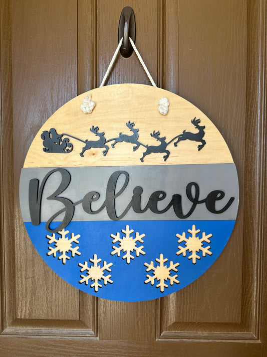 Believe Door Round