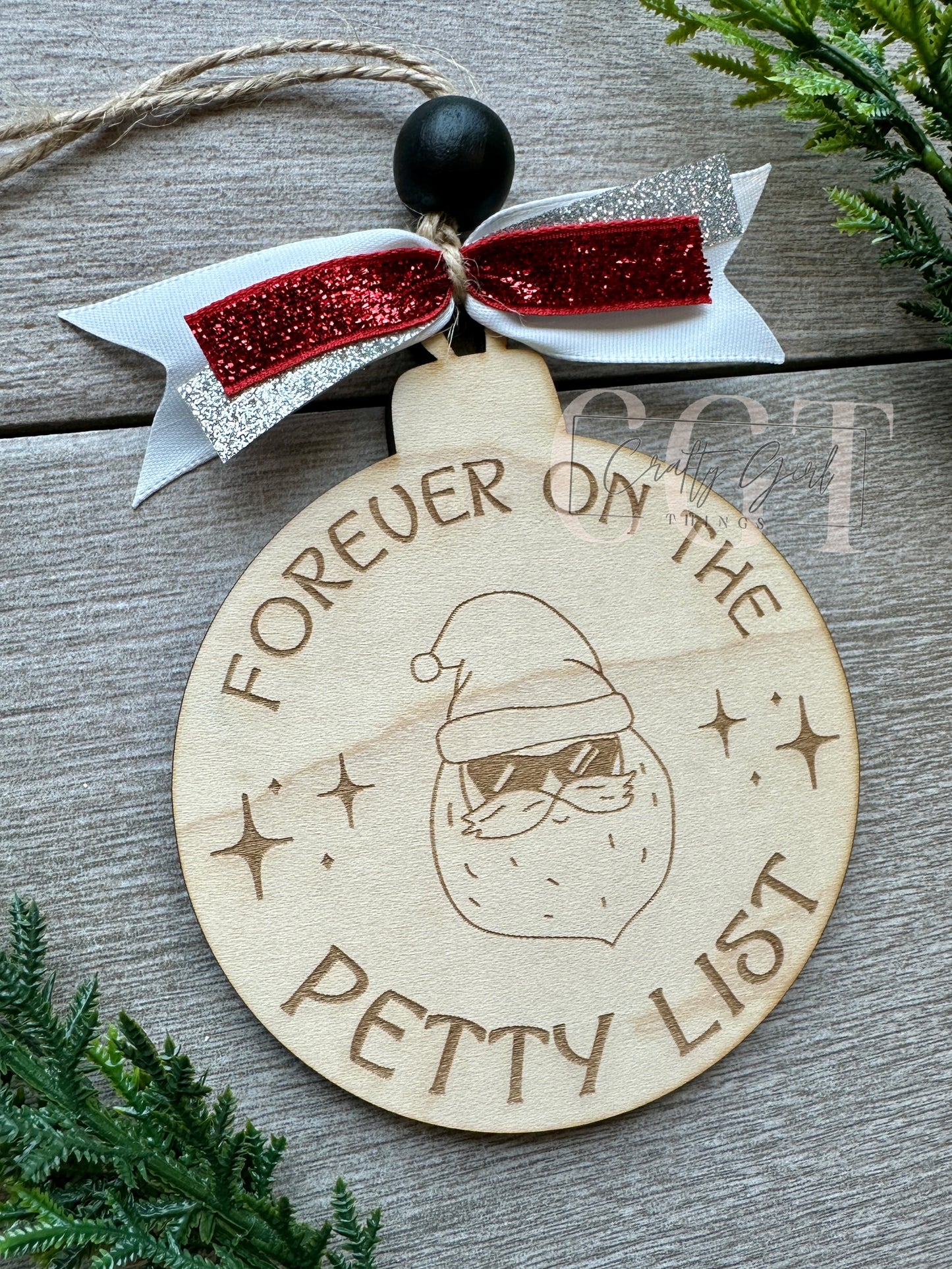 Petty List Ornament