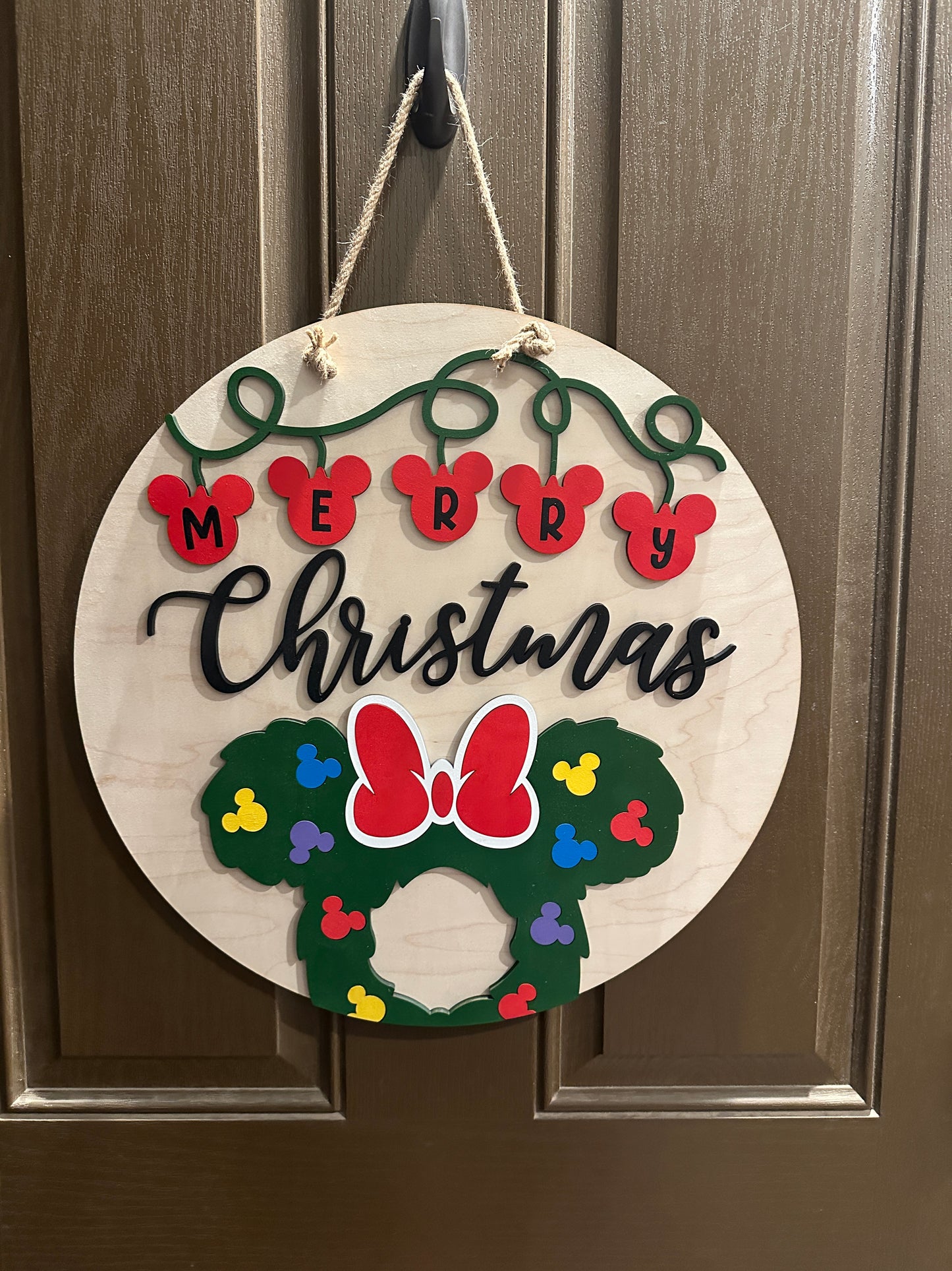 M!nnie Wreathe Door Round