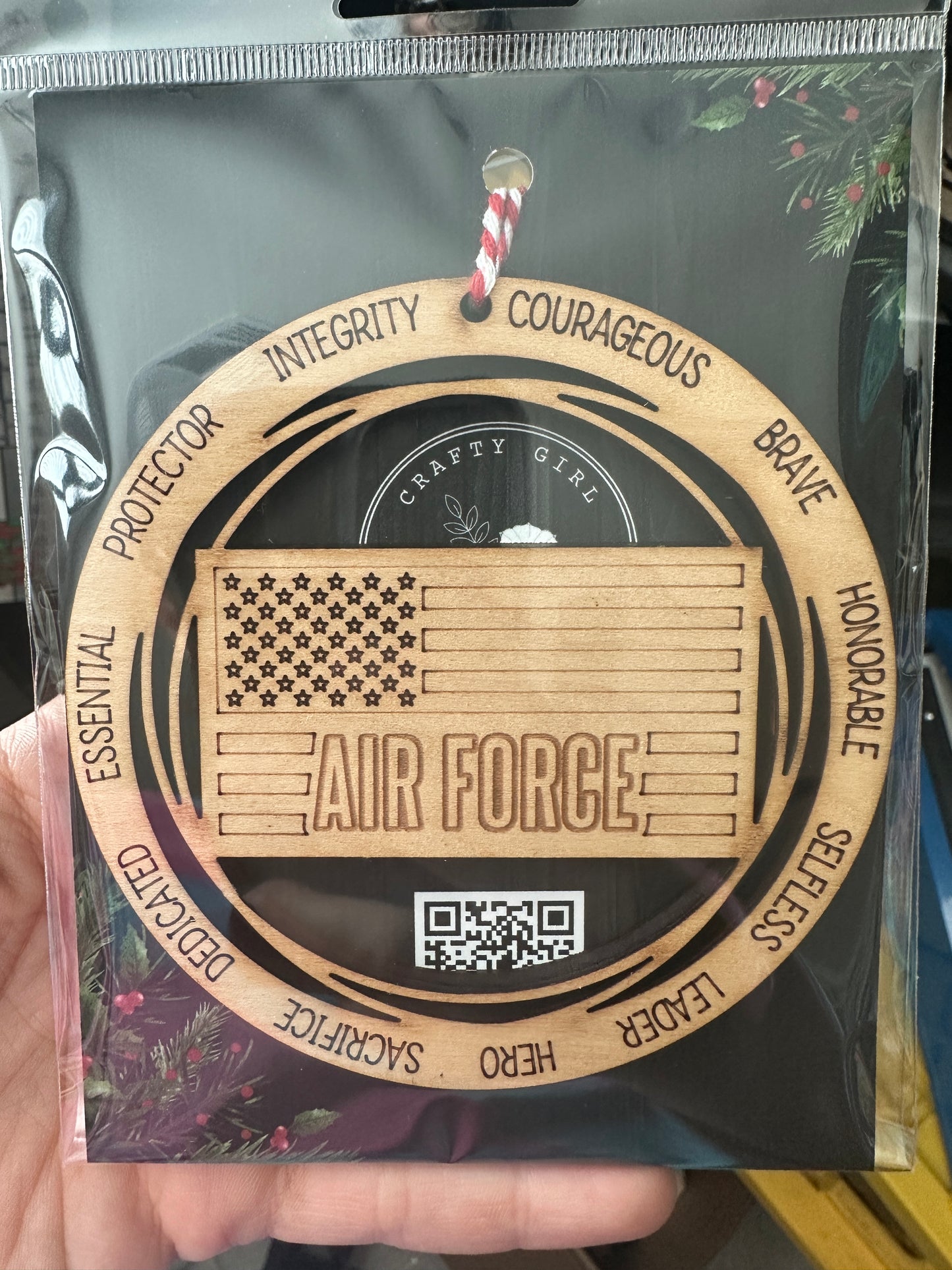 Military ornament (Marines, Army, Coast Guard, Air Force, Navy)