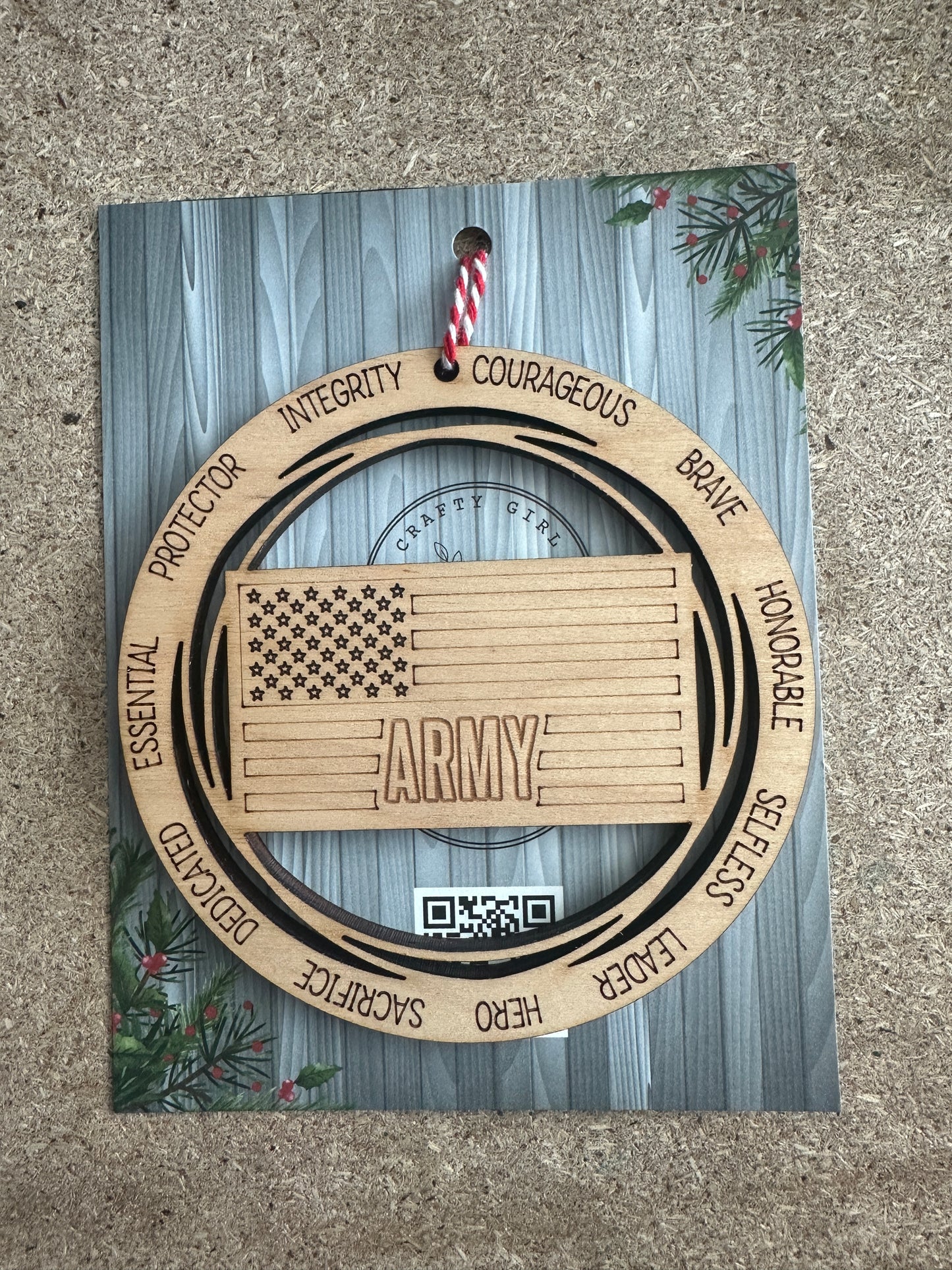 Military ornament (Marines, Army, Coast Guard, Air Force, Navy)