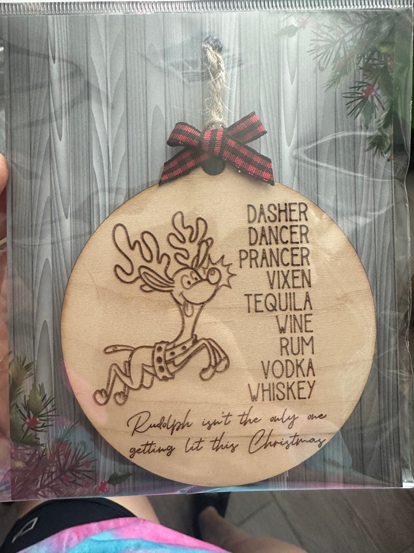 Funny Reindeer Ornament