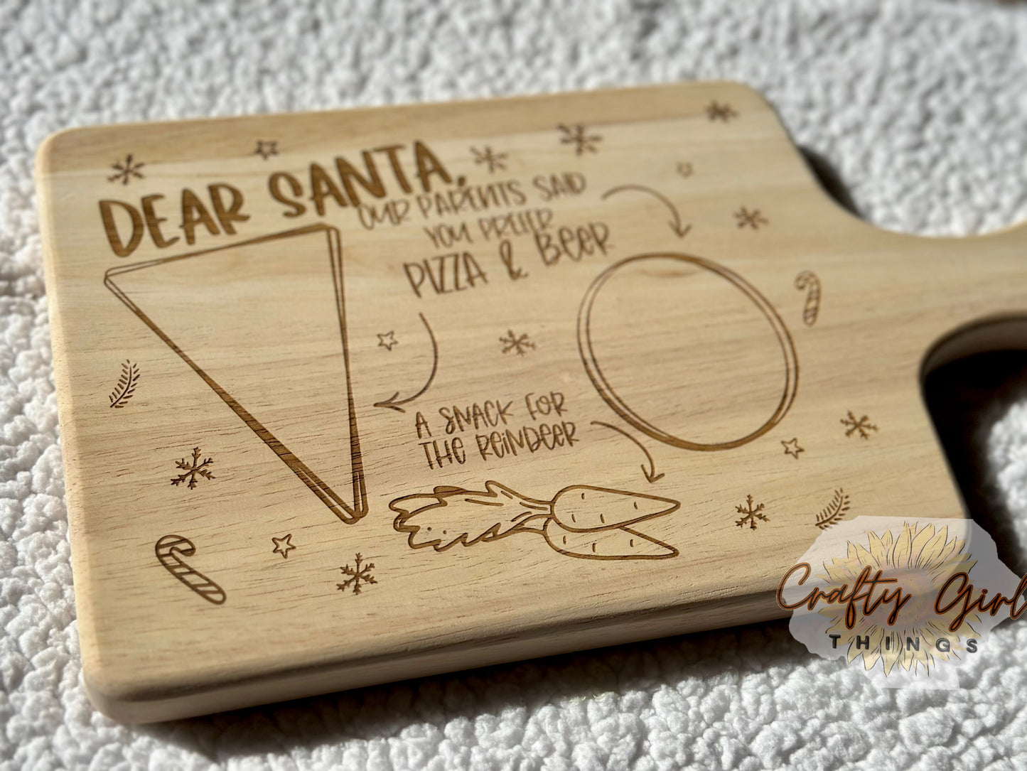 Beer and Pizza Christmas Board