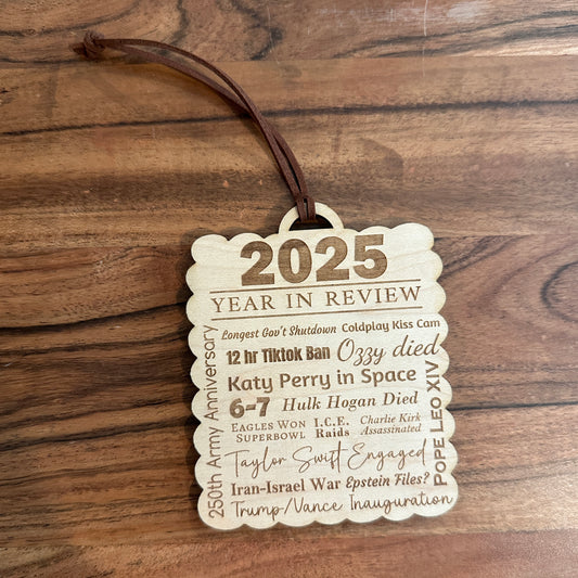 2025 scallop ornament