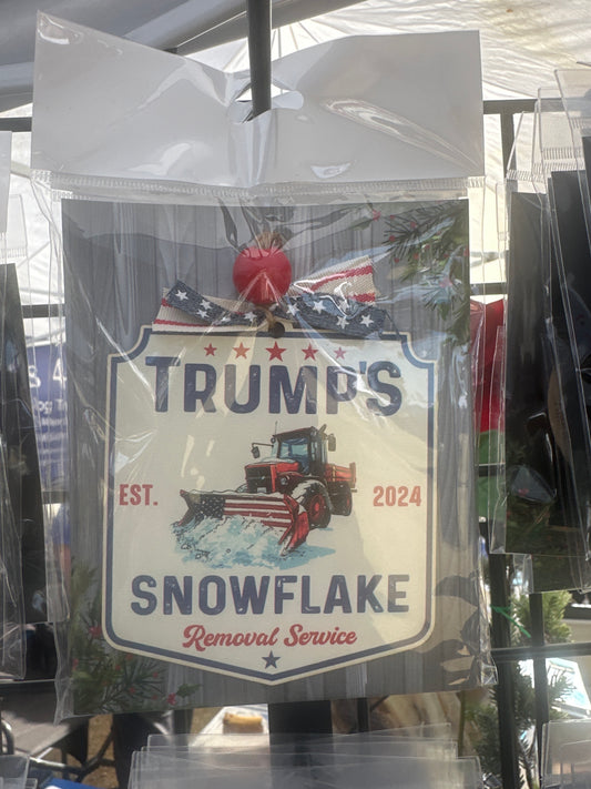 Trump Snowflake Sub Ornament