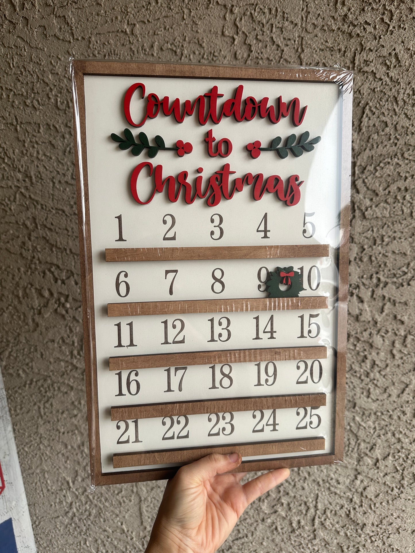 Christmas Countdown Sign
