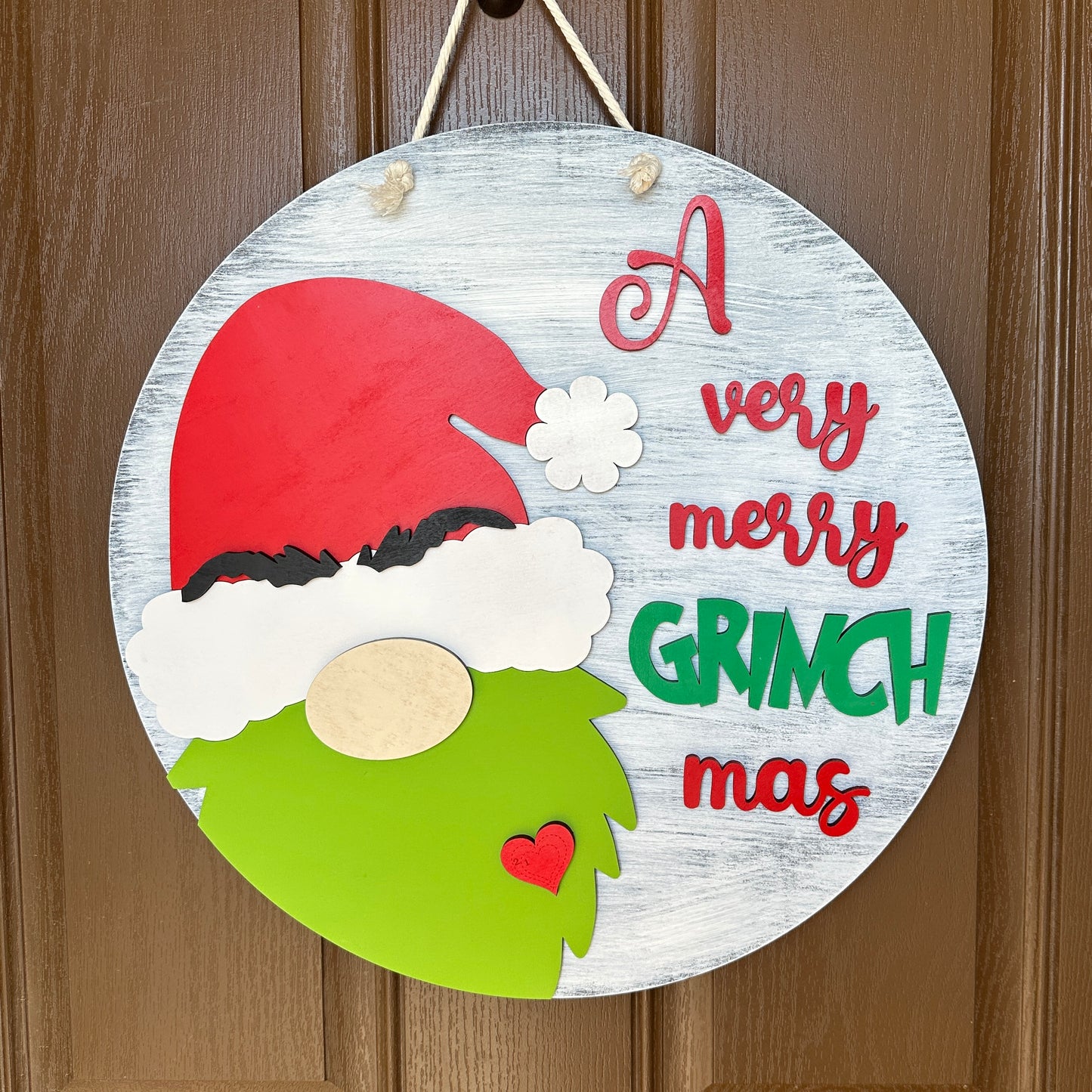 Green Guy Gnome Door Round