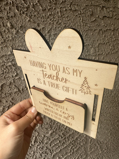 Teacher Blanket Tag