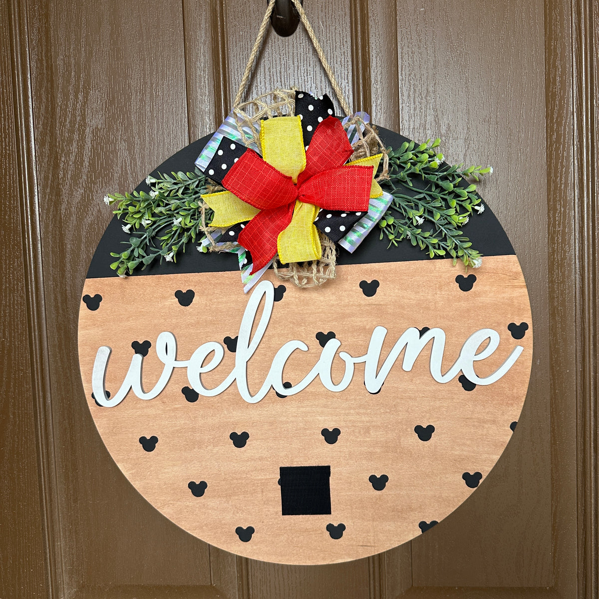 Mouse Welcome Interchangeable Door Round