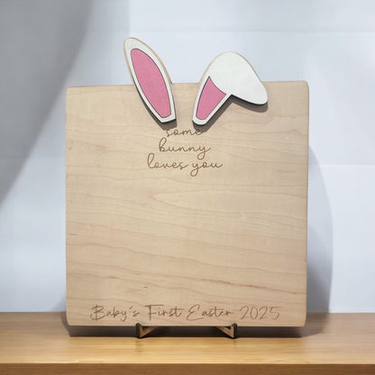 Bunny Easter Baby Footprint