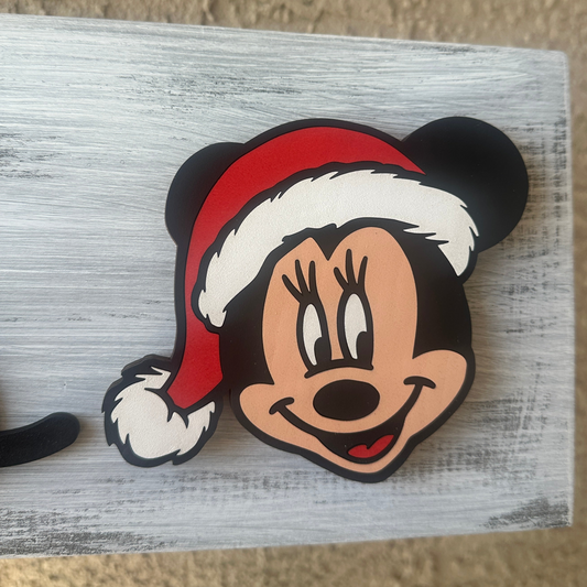 Mouse Mrs Claus Face Interchangeable