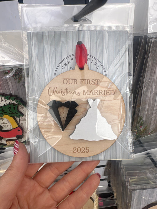 Mr & Mrs Ornament