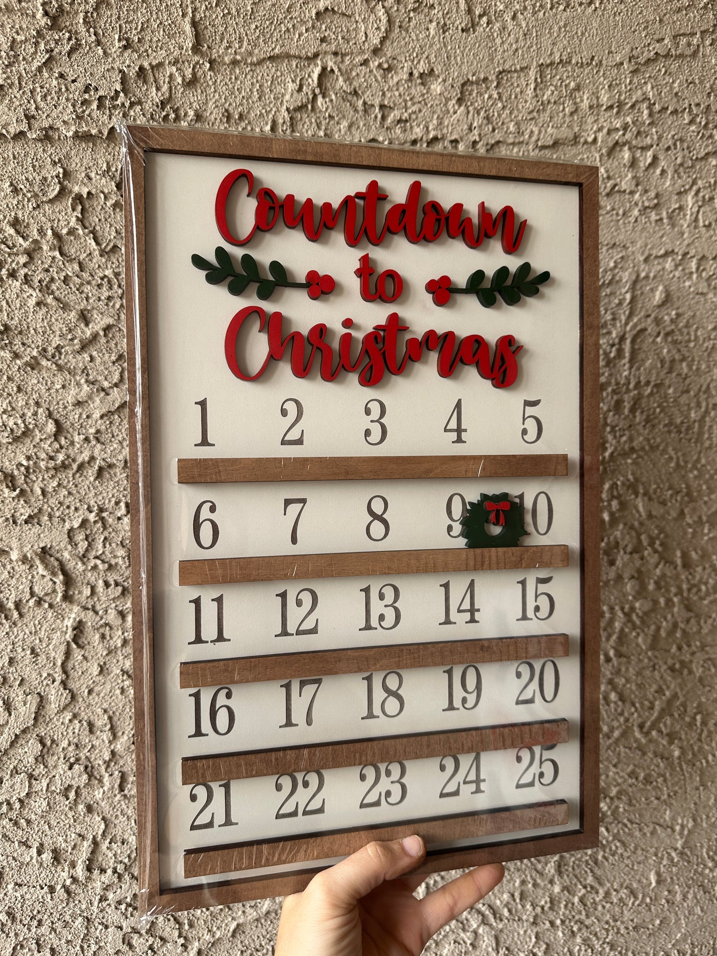Christmas Countdown Sign