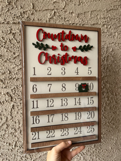 Christmas Countdown Sign