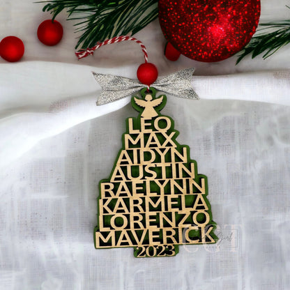 Custom Christmas tree ornament