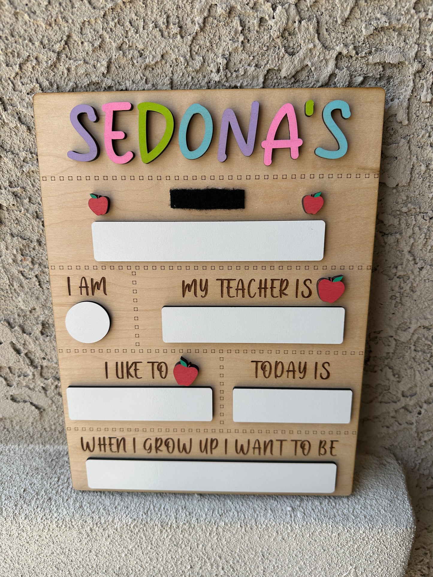 Dry Erase Back To School