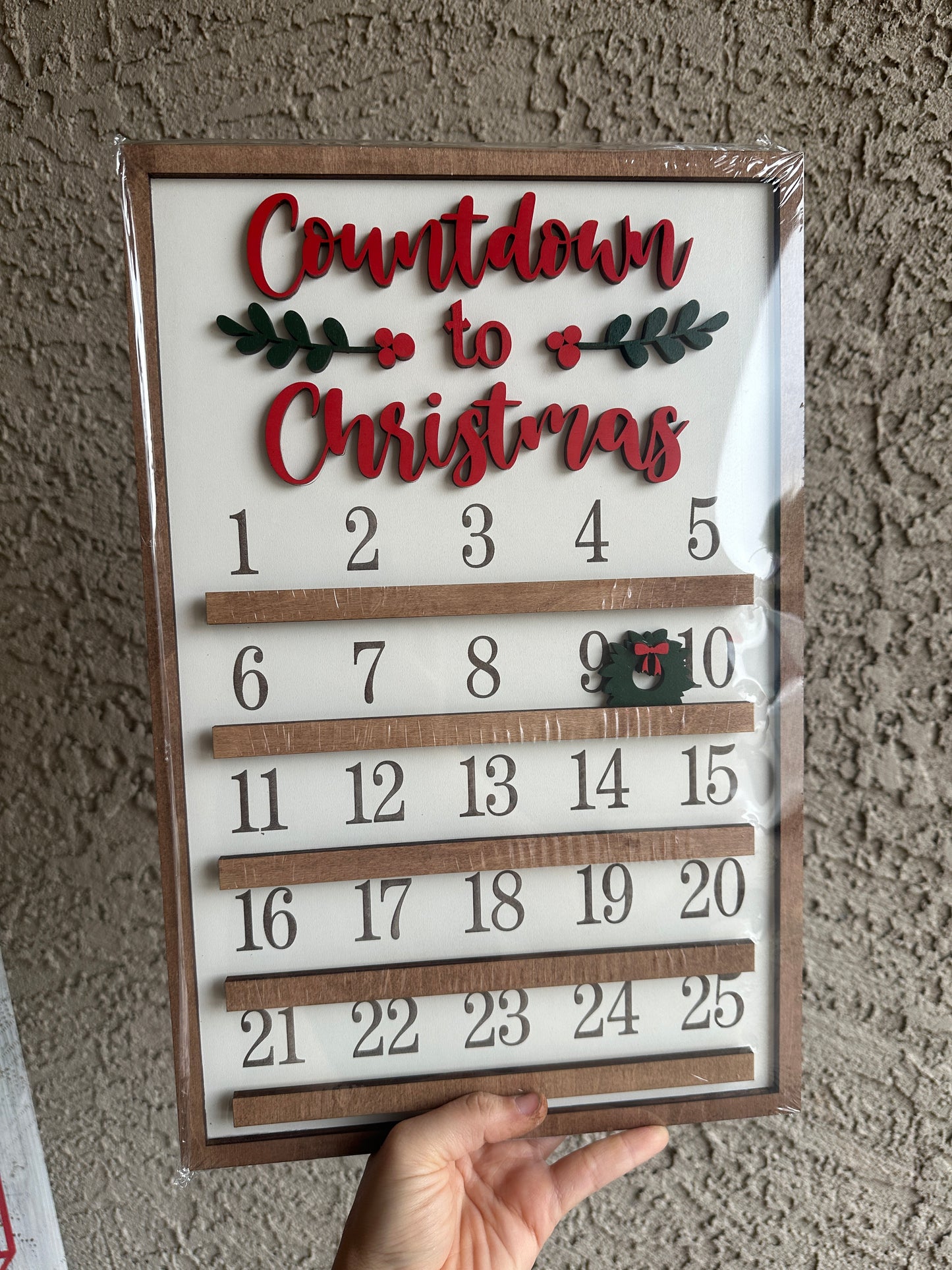 Christmas Countdown Sign