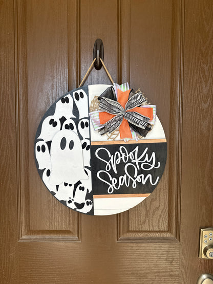 Spooky Season Door Round