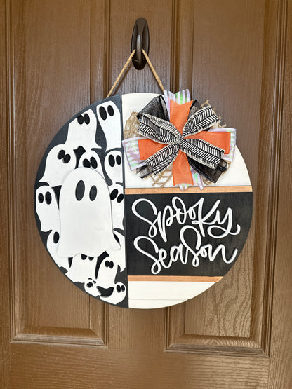 Spooky Season Door Round