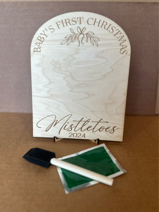 Mistletoes Sign Engraved