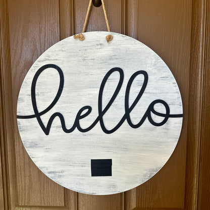 Hello Interchangeable Door Round