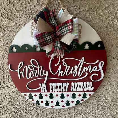 Filthy Animal Door Round