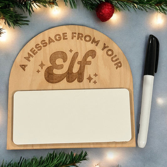 Note From Elf Dry Erase