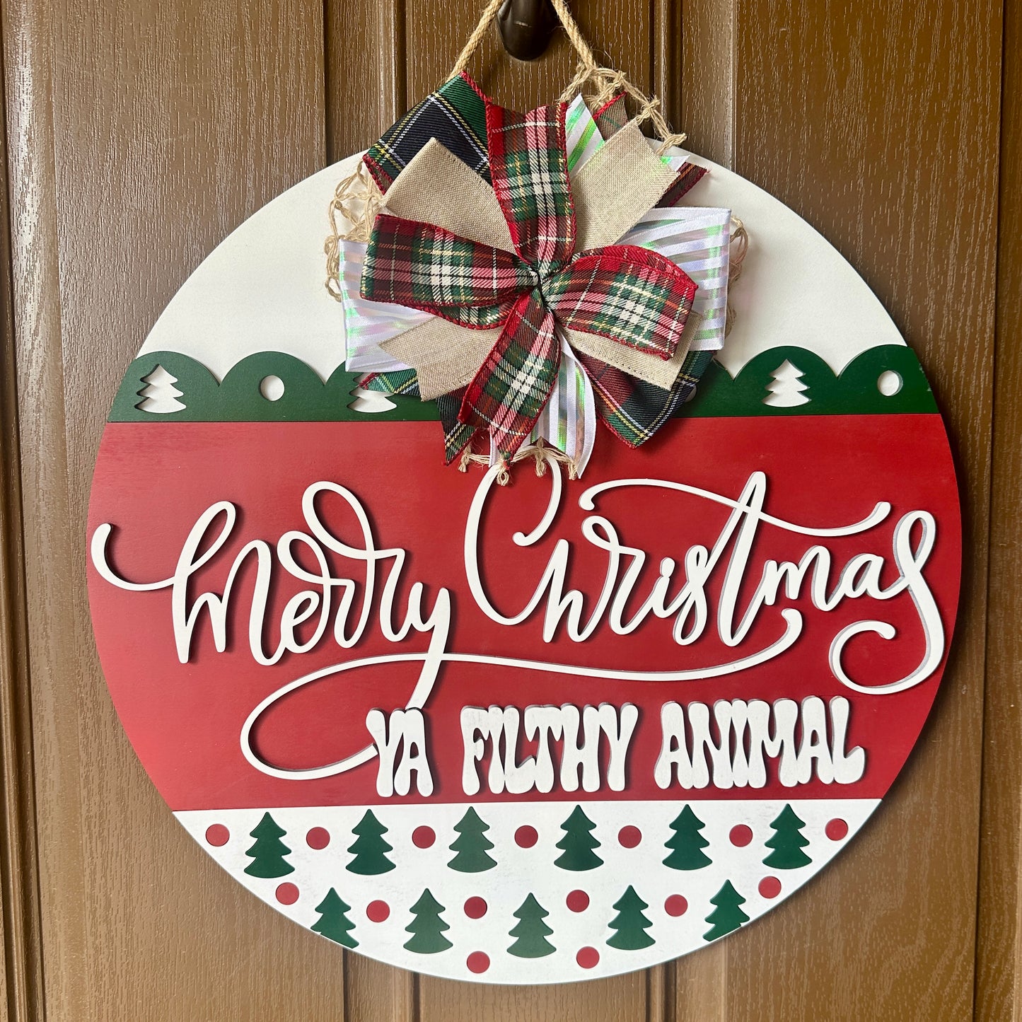 Filthy Animal Door Round